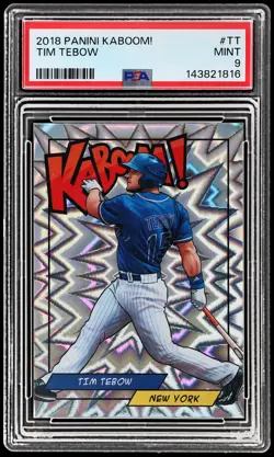 2018 Panini Kaboom! Tim Tebow #K-TT PSA 9 Football Mint - Image 1