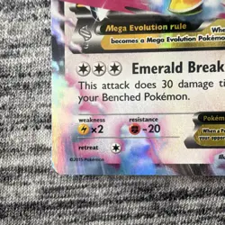 The Pokemon Company M Rayquaza EX Full Art Holo 76/108 220HP EN - Image 5