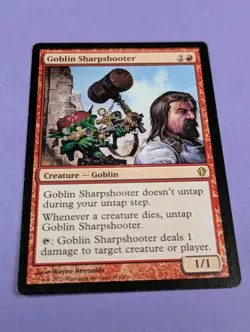 MTG Magic: Commander 2013: Goblin Sharpshooter #111/356 Rare - LP - Image 1