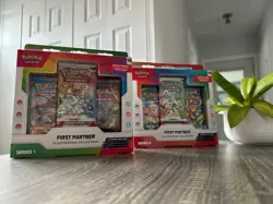 Pokemon TCG First Partner Illustration Collection Series 1 & 2 box set SEALED - Image 4