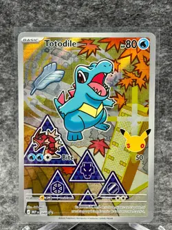 Totodile 048 Pokemon TCG First Partner Illustration Collection Series 2 - Image 1