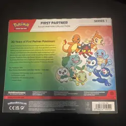 Pokemon TCG First Partner Illustration Collection Series 1 Box + 2 Packs - Image 2