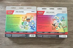 Pokemon TCG First Partner Illustration Collection Series 1 & 2 2 Box Promo - Image 4