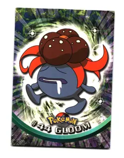 1999 Topps Pokemon TV Animation Edition Series 1 Black Topps Logo Gloom 44 - Image 1