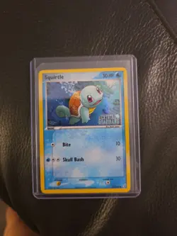 Squirtle EX Crystal Guardians 63/100 Reverse Holo Stamped Pokemon TCG - Image 1