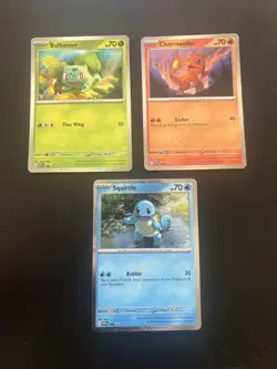 Bulbasaur 046 Charmander 047 Squirtle 048 SVP Poster Promos Pokemon TCG - Image 1