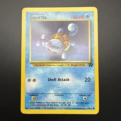Pokemon TCG Team Rocket #68/82 Squirtle 1st Edition LP #2 - Image 1