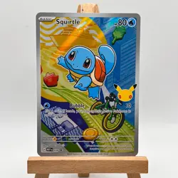 Pokemon TCG Squirtle 039 First Partner Illustration Promo Rare Mint Pack Fresh - Image 1