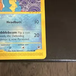 The Pokemon Company Pokemon TCG Squirtle 132/165 Expedition Regular e-Reader - Image 4