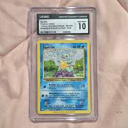 CGC 10 Squirtle 001/034 Trading Card Game Classic Holo English Pokemon TCG 2023 - Image 1