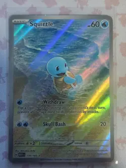 Pokemon TCG - SV 151 - Squirtle 170/165 IR - Image 1