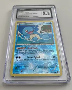 Pokemon TCG Boundaries Crossed #29/149 Squirtle Reverse Holo. CGC 8.5 - Image 3