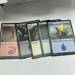 500 Basic Lands -MTG Magic- 100 of Each: Plains Islands Swamps Mountains Forests - Image 5