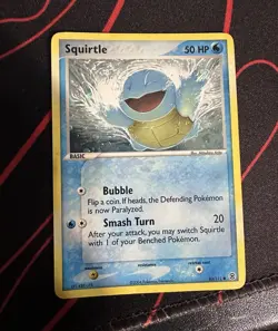 Pokemon TCG Squirtle 83/112 EX FireRed & LeafGreen Reverse Holo 2004 - Image 1
