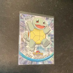 Topps Pokemon TCG Squirtle 7 Pokemon Topps Series 1 Common English - Image 1