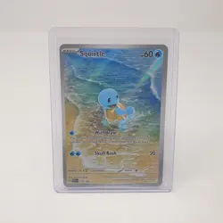 Squirtle 170/165 151 Pokemon TCG Card Scarlet & Violet Illustration Rare IR ENG - Image 4