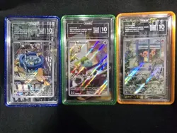 TAG 10 Gem Mint Pokemon TCG Bulbasaur Charmander Squirtle Holo Promo Lot 3 - Image 1