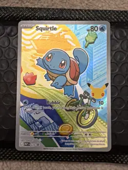 First Partner Illustration Collection Squirtle Pokemon Card TCG - Image 1