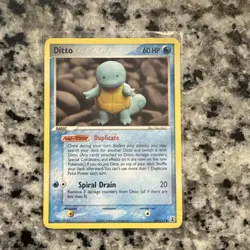 The Pokemon Company Pokemon TCG Ditto (Squirtle) 064/113 Delta Species Eng 60HP - Image 1