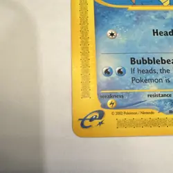 Pokemon TCG Squirtle 132/165 Expedition Reverse Holo Common 40 HP EN 2002 - Image 3