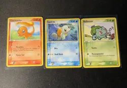 Pokemon TCG Charmander Squirtle Bulbasaur 3-Card Lot EX Delta Species 2006 - Image 2