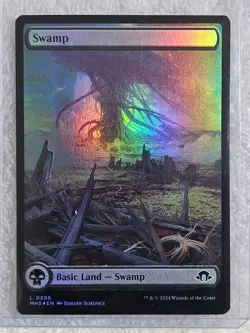 MTG Swamp FOIL - Modern Horizons 3 #306 Magic Gathering Card LAND NM - Image 4