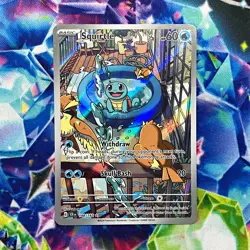 Pokemon TCG Squirtle 148/142 Sv07 Stellar Crown Illus Rare Holo 60 - Image 1
