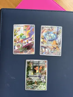 Pokemon TCG English Stellar Crown IR Squirtle,Bulbasaur and Charmander promo - Image 1