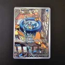 Pokemon TCG Squirtle 148/142 Illustration Rare Stellar Crown NM/M - Image 1