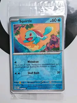 Squirtle • S&V 151 • Pokemon Center Stamp • 007/165 • Sealed • M/NM • MEW en tcg - Image 1