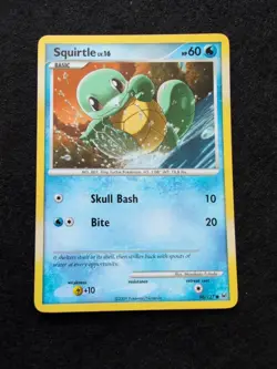 Pokemon TCG Squirtle Platinum 96/127 Regular Common - Image 1