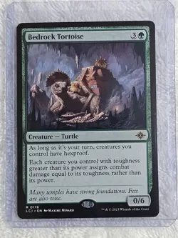 MTG Bedrock Tortoise #176 The Lost Caverns of Ixalan Magic Card Rare NM - Image 4