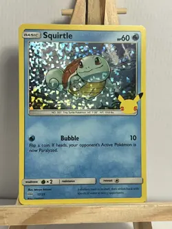 Pokemon TCG McDonald's 25th Anniversary Squirtle 19/25 Promo Holo English 2021 - Image 1