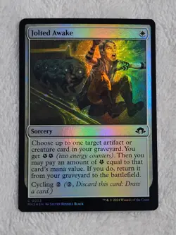 MTG Jolted Awake FOIL - Modern Horizons 3 #33 Magic Gathering Card NM - Image 1