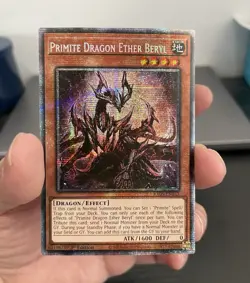 Konami Yu-Gi-Oh! TCG Primite Dragon Ether Beryl RA05-EN033 1st Starlight Rare - Image 1