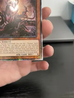 Konami Yu-Gi-Oh! TCG Primite Dragon Ether Beryl RA05-EN033 1st Starlight Rare - Image 2