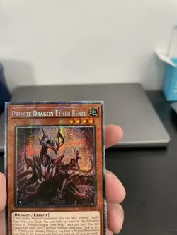 Konami Yu-Gi-Oh! TCG Primite Dragon Ether Beryl RA05-EN033 1st Starlight Rare - Image 5