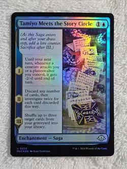 MTG Tamiyo Meets the Story Circle FOIL - Modern Horizons 3 #72 Magic Card U NM - Image 1