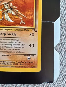 Pokemon TCG Kabutops 24/62 Fossil Non-Holo WOTC Vintage Pokemon Card - LP - Image 3