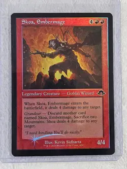 MTG Skoa, Embermage - Retro Frame FOIL - Modern Horizons 3 #420 Card NM - Image 5