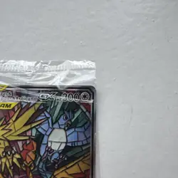 Pokemon TCG Moltres Zapdos Articuno GX SM210 Stained Glass Promos Holo Sealed - Image 3