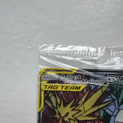Pokemon TCG Moltres Zapdos Articuno GX SM210 Stained Glass Promos Holo Sealed - Image 4