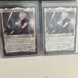MTG Final Fantasy Cloud, Midgar Mercenary 0010 2x EN Non Foil - Image 1