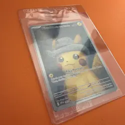 Pikachu with Grey Felt Hat 085 | Black Star Promo Card | Van Gogh x Pokemon - Image 2