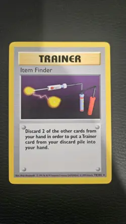 Item Finder - 74/102 - Base Set Unlimited 1999 - WOTC - LP- Pokemon TCG - Image 1