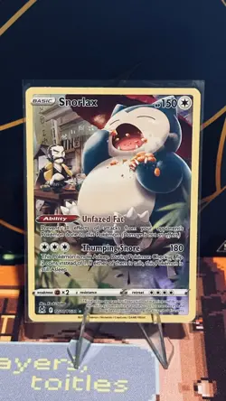 Snorlax TG10/TG30 Lost Origin Trainer Gallery Holo Rare Full Art Pokemon - NM/M - Image 1