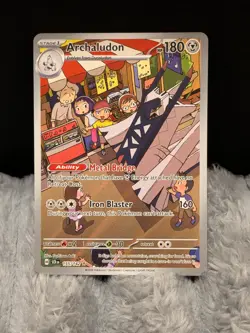 Pokemon TCG Archaludon Card 155/142 Stellar Crown Illustration Rare NM Condition - Image 1