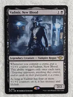 MTG Vadmir, New Blood Outlaws of Thunder Junction (OTJ) #113 Card Rare NM - Image 1