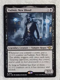 MTG Vadmir, New Blood Outlaws of Thunder Junction (OTJ) #113 Card Rare NM - Image 2