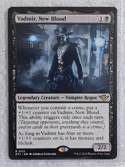 MTG Vadmir, New Blood Outlaws of Thunder Junction (OTJ) #113 Card Rare NM - Image 4